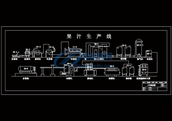 年產5000噸果汁飲料廠設計含cad圖紙和說明書